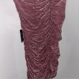 Express Textured Mauve Dress